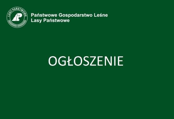 NADLEŚNICTWO KOŚCIERZYNA OGŁASZA NABÓR ZEWNĘTRZNY NA STANOWISKO DS. KSIĘGOWOŚCI